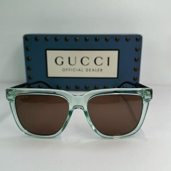 💯- New Authentic GUCCI Unisex Rectangular Sunglasses GG0976S-002-56 - Picture 11 of 16